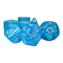 Mega-Hedrals Luminary: Sky/Silver 7-Die Set