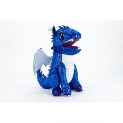 Dice Bag: Plush Dice Eating Dragon (Blue)