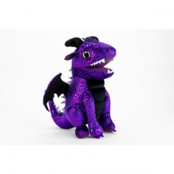 Dice Bag: Plush Dice Eating Dragon (Purple)
