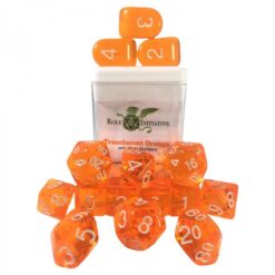 15-Set Translucent Orange with White with Arch'd4