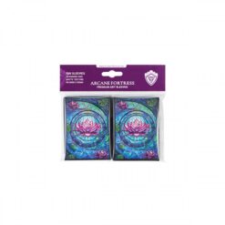 Card Sleeves: Standard- Matte Art- Stained Glass- Blossom Grace (100 ct)