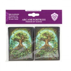 Card Sleeves: Standard- Matte Art- Stained Glass- Mythical Forest (100 ct)