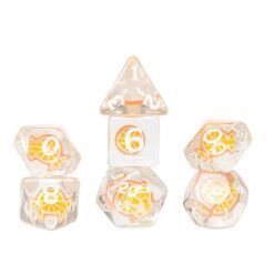 Fruit Slice Dice - Orange - 7 Die Set