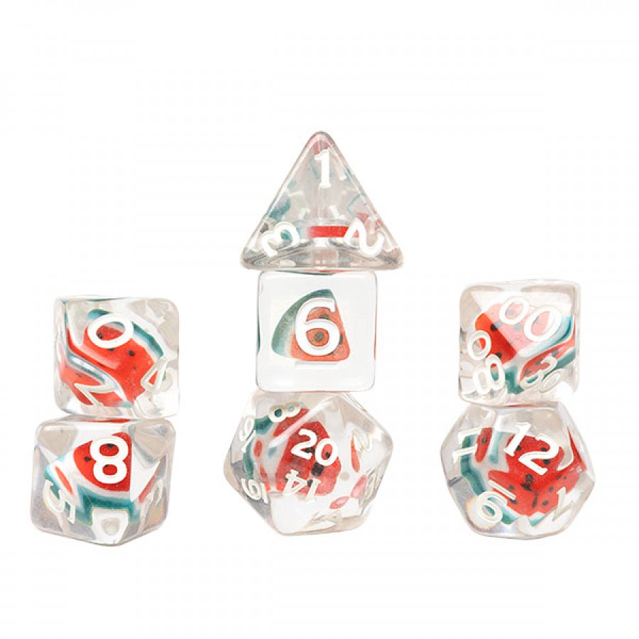 Fruit Slice Dice - Watermelon - 7 Die Set