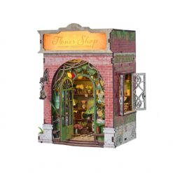 Diy Miniature House Book Nook Kit: Flower Shop