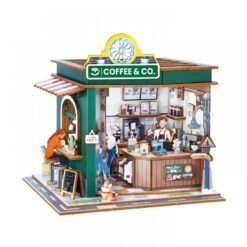Diy Miniature House Kit: Coffee Shop