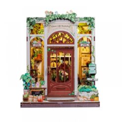 DIY Miniature House Book Nook Kit: Green Life Bookshop