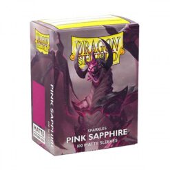 Dragon Shield Box of 100 in Matte Sparkles Pink Sapphire