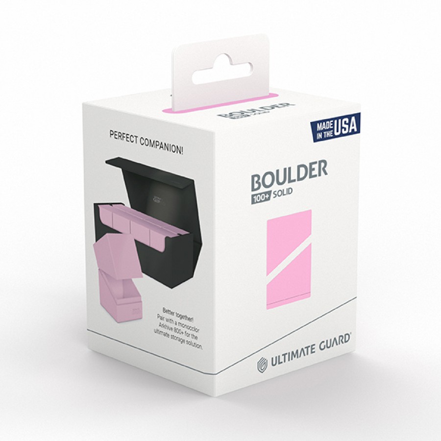 Deck Case: Boulder 100+ Standard Size- Candy Pink