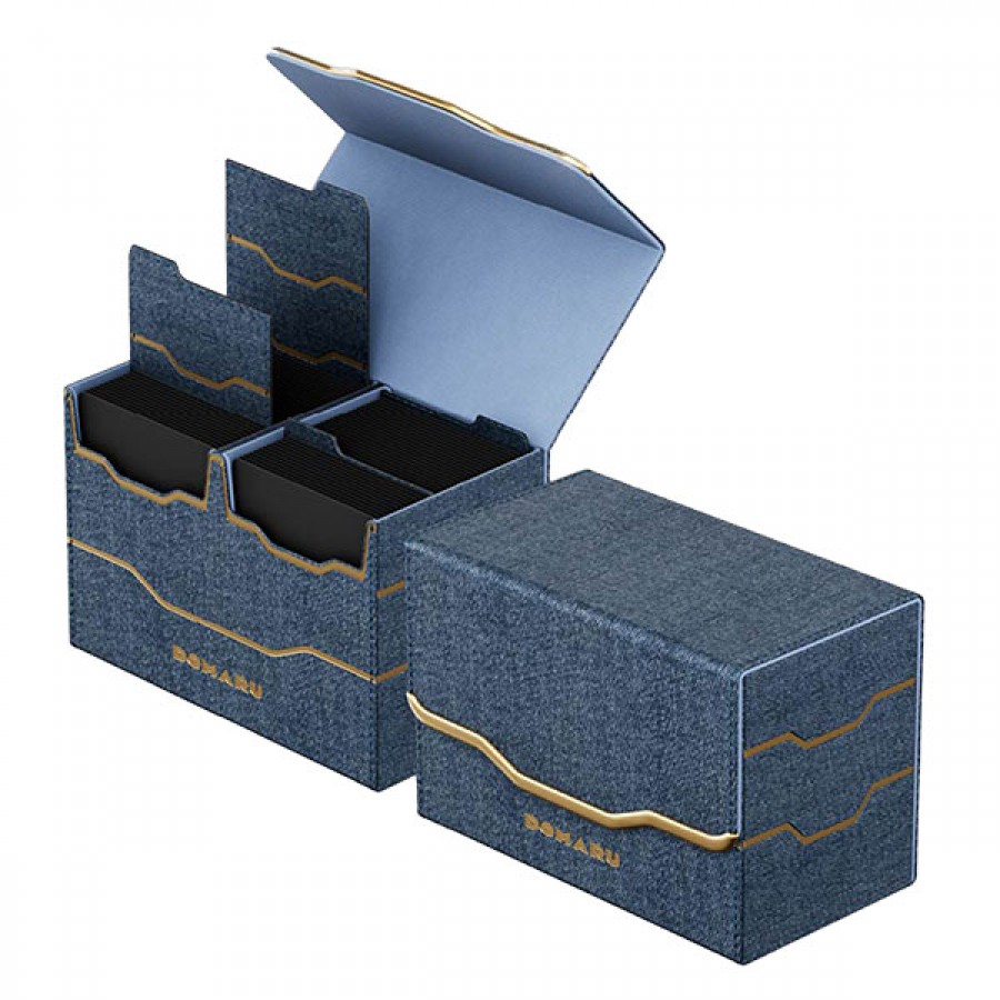 Deckbox: DOMARU Armory Vertex Duo 200+ Top-load- Lazulite