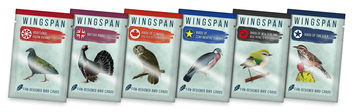Wingspan: Fan Designed Bird Card Pack Set 1
