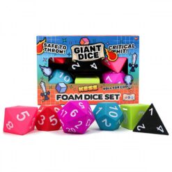 Foam Dice: Giant Dice- 7-Die Set- Solid Colors