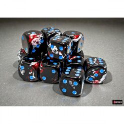 Chessex - 16mm Dark Side brush 12d6 set