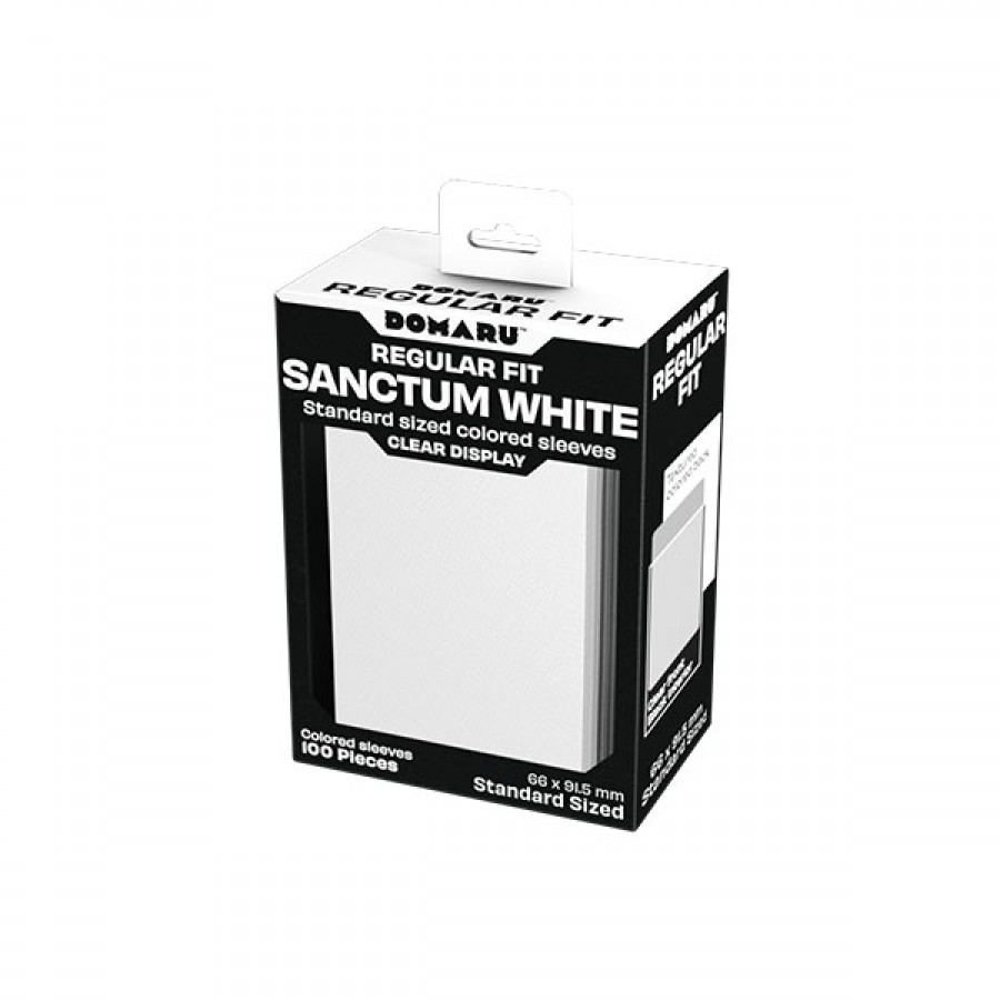 Card Sleeves: Standard DOMARU Regular Fit- Sanctum White (100 ct.)